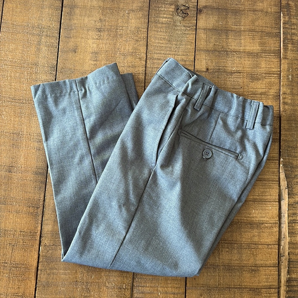 Boys gray dress pants
